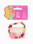 Браслет детский «Выбражулька» цветы с бусинами, d=6 см МИКС 856851