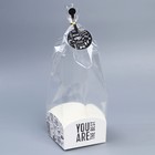 Пакет подарочный с коробкой, упаковка, «You are best», 12 х 12 х 40 см - фото 319106122
