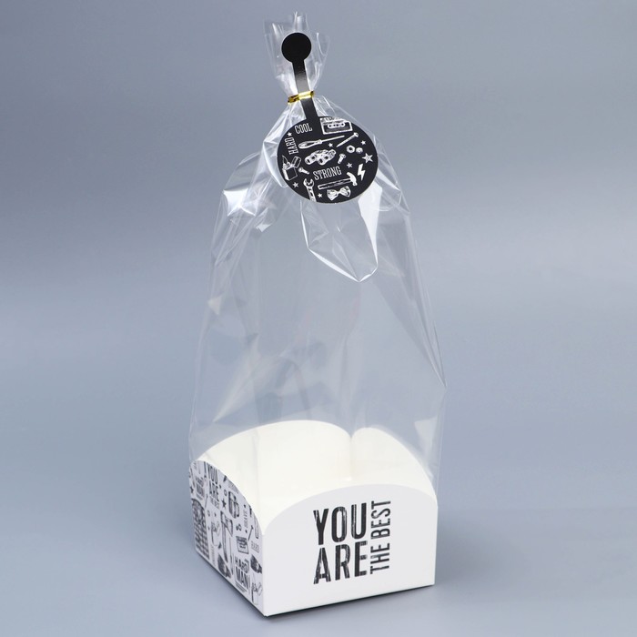 Пакет подарочный с коробкой, упаковка, «You are best», 12×12×40 см - Фото 1
