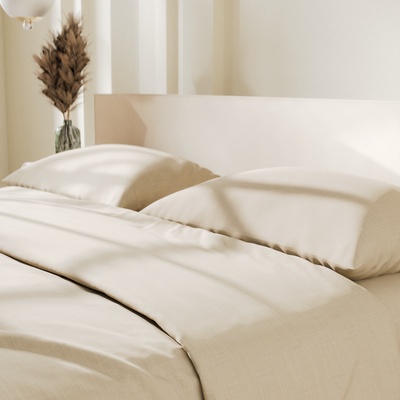 Постельное бельё 2-спальное «Этель» Vanilla sky, поплин