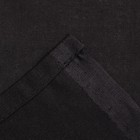 Простыня Этель 150*215, цв.черный, 100% хлопок, поплин 125г/м2 - Фото 3