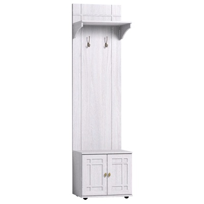 Вешалка напольная в прихожую Sherlock 74, 560×400×2113 мм, цвет ясень анкор