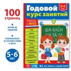 Обучающая книга «Годовой курс занятий», для детей 5-6 лет, 100 стр. - Фото 1
