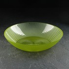Салатник стеклянный Paella, 2,5 л, d=30 см, цвет зелёный - фото 321365948