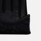 Перчатки женские, безразмерные, без утеплителя, цвет чёрный 9323099