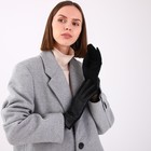 Перчатки женские, безразмерные, без утеплителя, цвет чёрный - фото 50741554