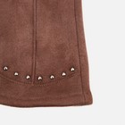 Перчатки женские, безразмерные, без утеплителя, цвет бежевый - Фото 2