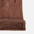 Перчатки женские, безразмерные, без утеплителя, цвет бежевый - Фото 3