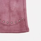 Перчатки женские, безразмерные, без утеплителя, цвет розовый - Фото 2