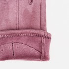Перчатки женские, безразмерные, без утеплителя, цвет розовый - Фото 3