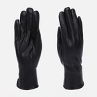 Перчатки женские, размер 7, с утеплителем, цвет чёрный - фото 10046217