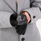 Перчатки женские, размер 8, с утеплителем, цвет чёрный - Фото 2