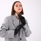 Перчатки женские, размер 7, с утеплителем, цвет чёрный - Фото 4