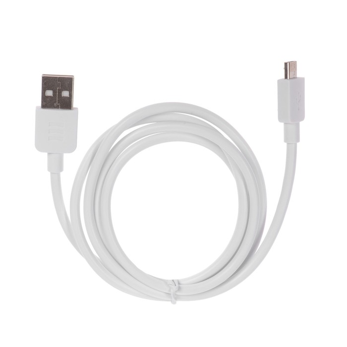 Кабель Defender USB08-01M, microUSB  - USB, 1 А, 1 м, белый - фото 51457870