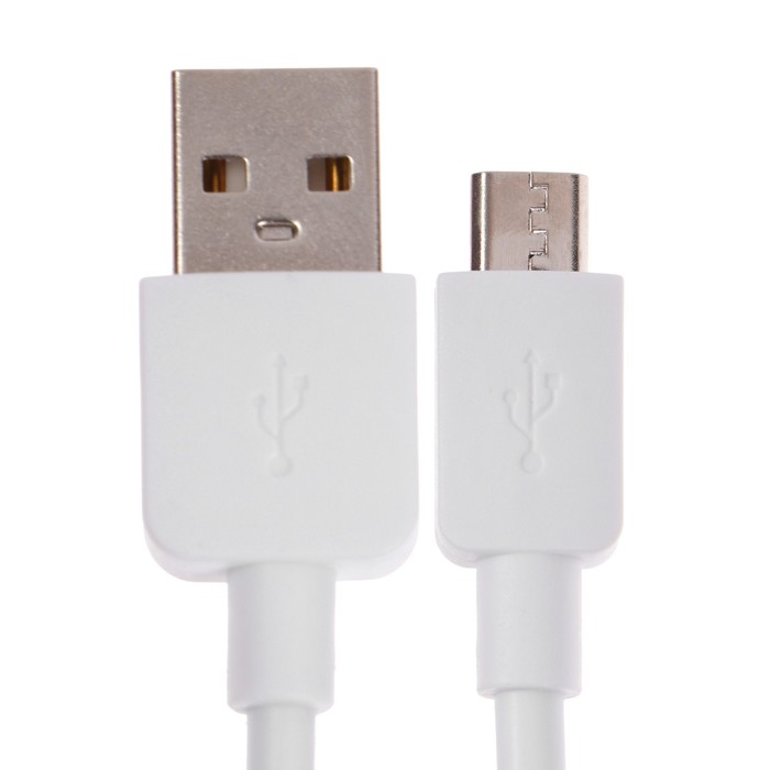 Кабель Defender USB08-01M, microUSB  - USB, 1 А, 1 м, белый - фото 51457869