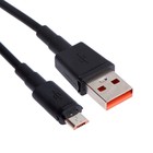 Кабель Krutoff Modern, microUSB - USB, 1 А, 1 м, черный - Фото 1