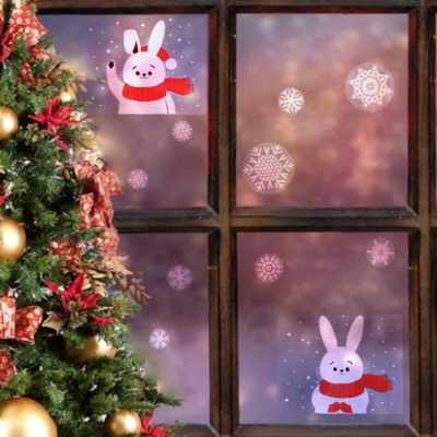 Наклейки новогодние "Новогодние 4"