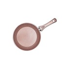 Сковорода диаметром 24 см Oursson, розовое золото - фото 302409762