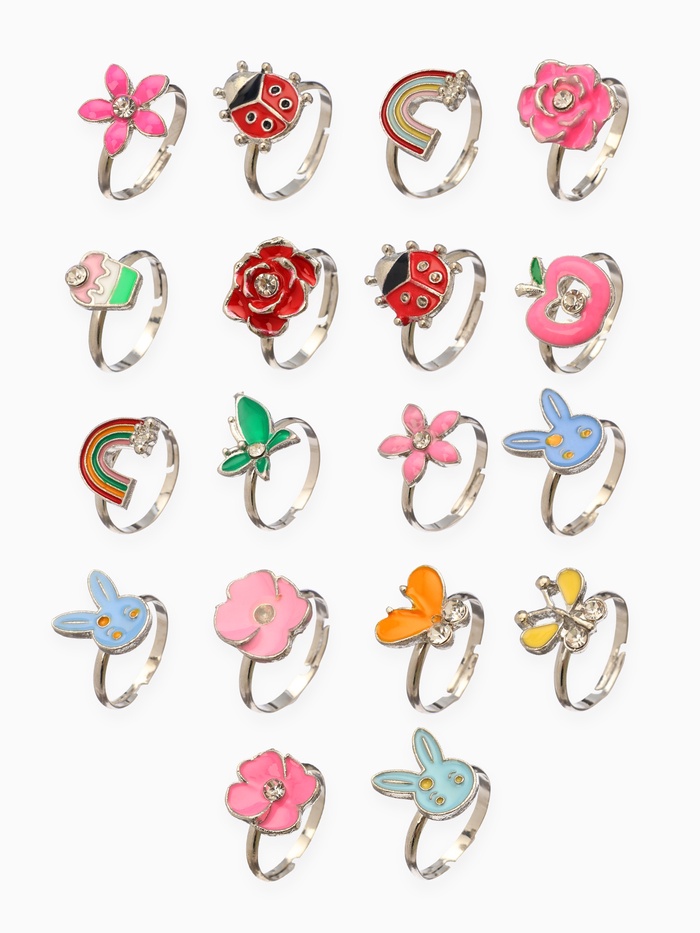 Кольцо «Выбражулька» животный мир, форма МИКС, цвет МИКС, безразмерное