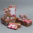 Набор подарочных коробок 6 в 1 «Акварельные цветы», 12 х 7 х 4 ‒ 22 х 14 х 8.5 см - фото 2695586