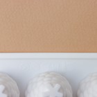 Форма для муссовых десертов и выпечки KONFINETTA «Ежевика», силикон, 29×16×2,5 см, 35 ячеек (2,8×2,5 см), цвет белый - Фото 7