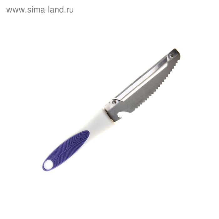 Овощечистка-открывалка Доляна Style, 23 см, ручка soft touch, цвет МИКС - Фото 1