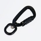 Карабин с байонетной муфтой и вертлюгом «Мастер К», 9×4 см, 400 кг, МИКС - Фото 3