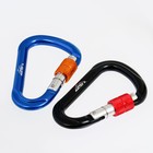 Карабин с муфтой «Мастер К», 11.5×7.5 см, 25 KN, МИКС - Фото 2