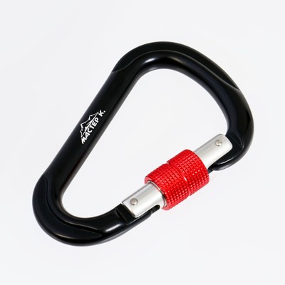 Карабин с муфтой «Мастер К», 11.5×7.5 см, 25 KN, МИКС