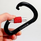 Карабин с муфтой «Мастер К», 11.5×7.5 см, 25 KN, МИКС - Фото 5