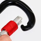 Карабин с муфтой «Мастер К», 11.5×7.5 см, 25 KN, МИКС - Фото 6