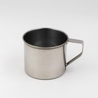 Кружка из нержавеющей стали, 350 мл, d=9 см - Фото 1
