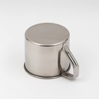 Кружка из нержавеющей стали, 350 мл, d=9 см - Фото 3