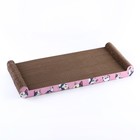 Когтеточка из картона с кошачьей мятой «Котик», 45 см × 20 см × 4.5 см - Фото 2