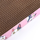 Когтеточка из картона с кошачьей мятой «Котик», 45 см × 20 см × 4.5 см - Фото 4