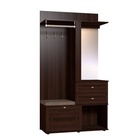 Прихожая Sherlock 70, с зеркалом, 1130×400×2113 мм, цвет орех шоколадный - Фото 2