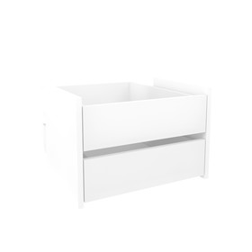Комплект ящиков для шкафов-купе Home, 452 × 483 × 304 мм, цвет белый