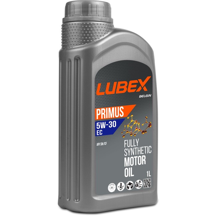 Моторное масло LUBEX PRIMUS EC 5W-30 SN, синтетическое, 1 л - Фото 1