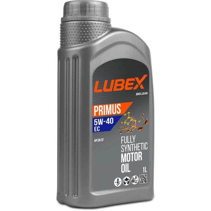 Моторное масло LUBEX PRIMUS EC 5W-40, синтетическое, 1 л - Фото 1