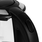 Чайник электрический Centek CT-0015, стекло, 2 л, 2200 Вт, чёрный - фото 51336658 Чайник электрический Centek CT-0015, стекло, 2 л, 2200 Вт, чёрный - фото 51336658