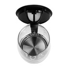 Чайник электрический Centek CT-0015, стекло, 2 л, 2200 Вт, чёрный - фото 51336659 Чайник электрический Centek CT-0015, стекло, 2 л, 2200 Вт, чёрный - фото 51336659