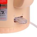 Чайник электрический Centek CT-0020, пластик, колба металл, 1.7 л, 2200 Вт, бежевый - фото 51336668 Чайник электрический Centek CT-0020, пластик, колба металл, 1.7 л, 2200 Вт, бежевый - фото 51336668