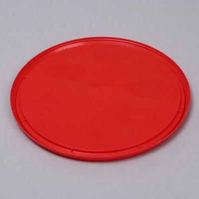 Бак-ведро пищевой, 5.7 л, пластиковый, с крышкой, белый