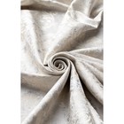Портьера «Денвер», размер 200х270 см, жаккард, цвет серебристо-белый - Фото 3