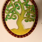 Панно настенное "Древо жизни" дерево, стекло 23х30 см - фото 6725288