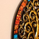 Панно настенное "Древо жизни" дерево, стекло 40х30 см - фото 21856802