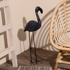 Сувенир "Фламинго" керамика, стекло 70 см - фото 6725317