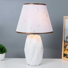 Настольная лампа "Сальма" E27 40Вт белый 25х25х40 см RISALUX - фото 43007418