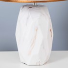 Настольная лампа "Сальма" E27 40Вт белый 25х25х40 см RISALUX - фото 43007421