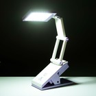 Настольная лампа "Котик" LED 4Вт USB АКБ бело-фиолетовый 7х13х35 см RISALUX - Фото 4